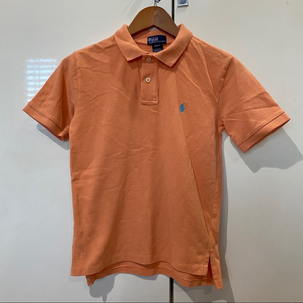 Boy’s Ralph Lauren orange polo shirt